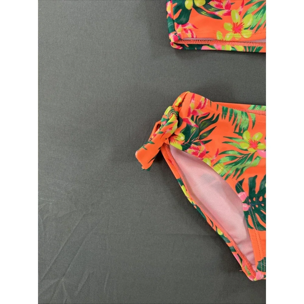 Art & Class Swimsuit Youth Girls Medium Floral